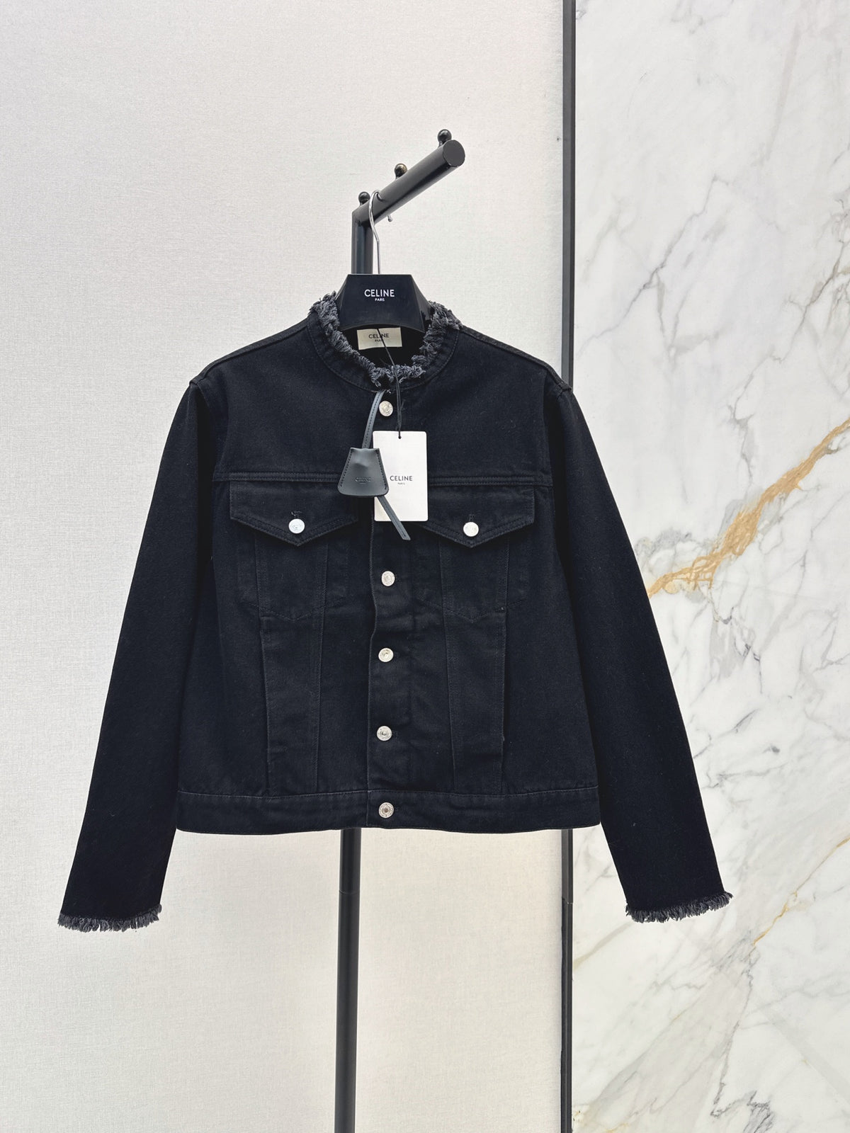 26FW New Crew-Neck Denim Jacket 🖤