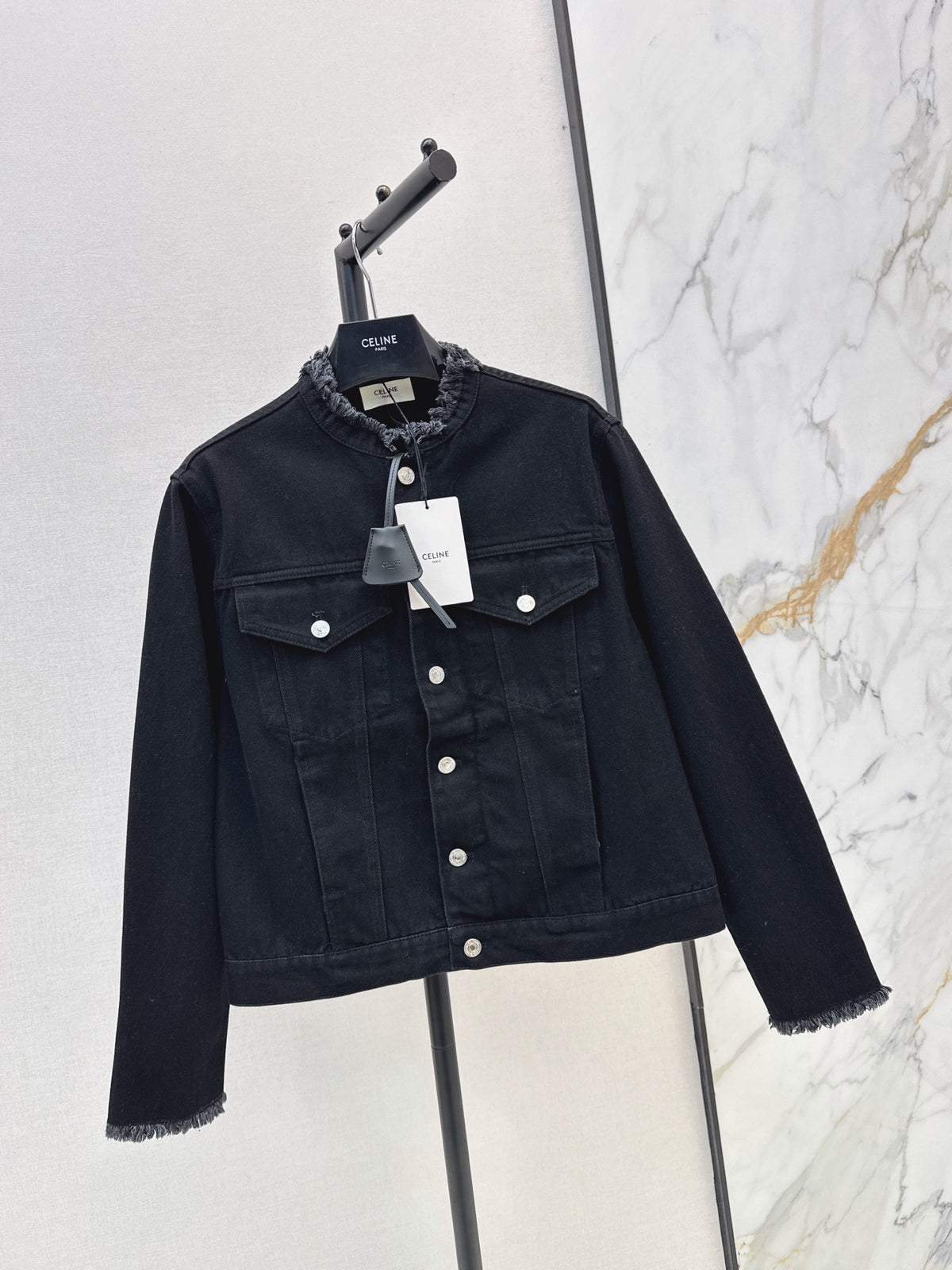 26FW New Crew-Neck Denim Jacket 🖤