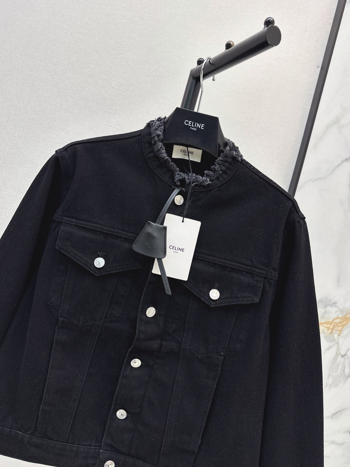 26FW New Crew-Neck Denim Jacket 🖤