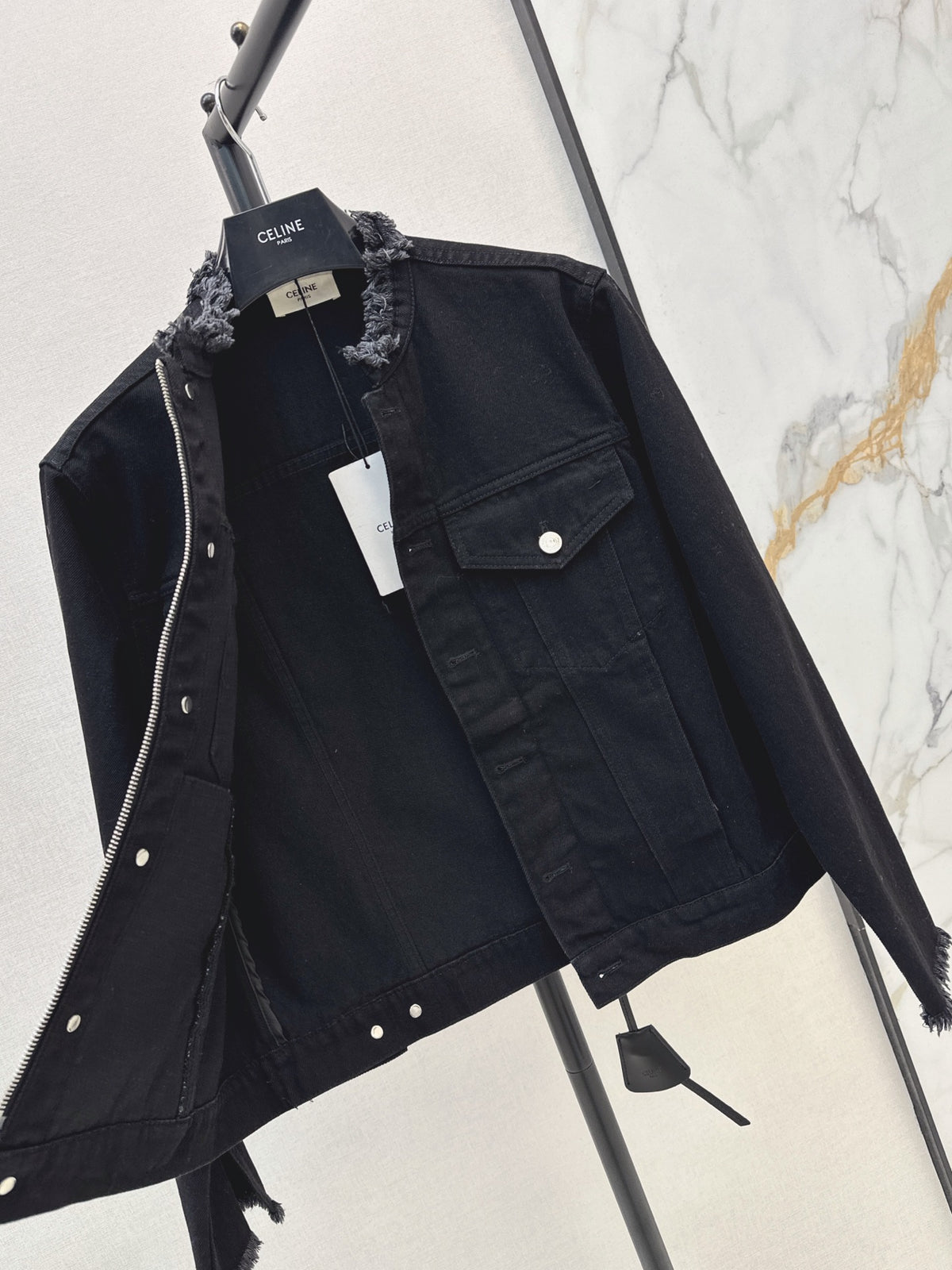 26FW New Crew-Neck Denim Jacket 🖤