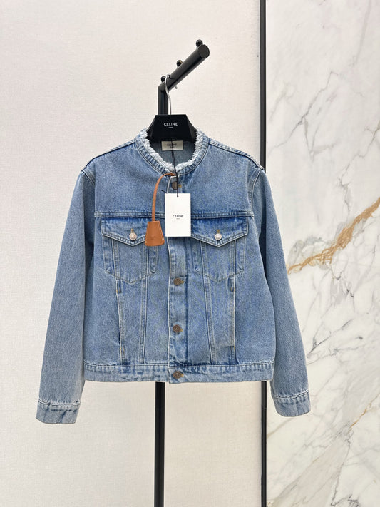 26FW New Crew-Neck Denim Jacket 🩵