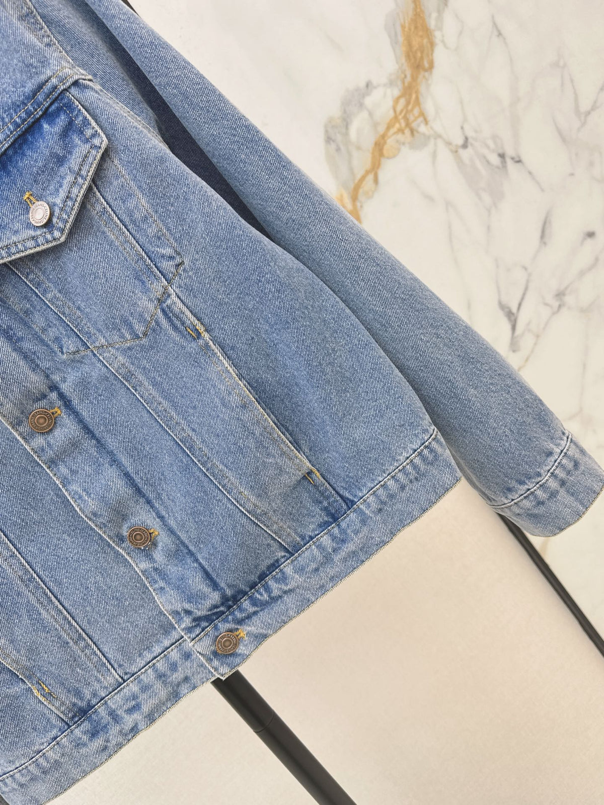 26FW New Crew-Neck Denim Jacket 🩵