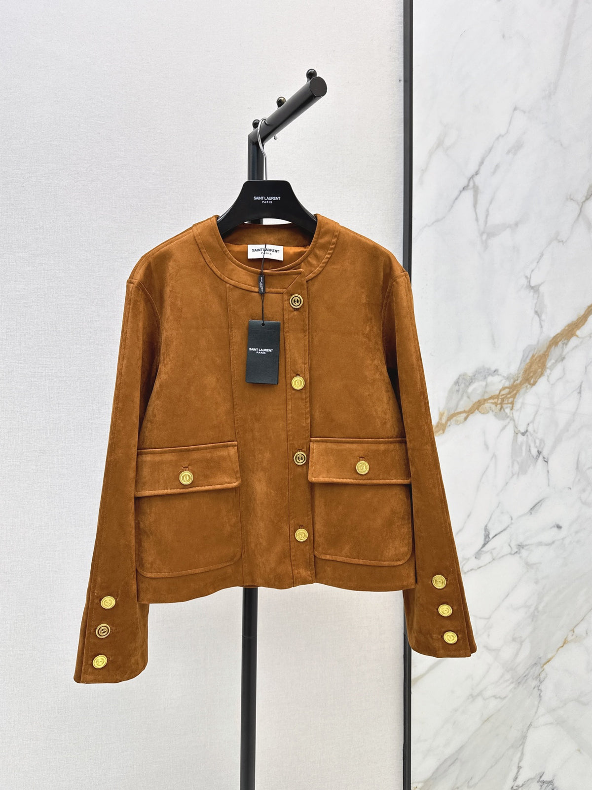 26FW New Suede Crew-Neck Jacket 🤎