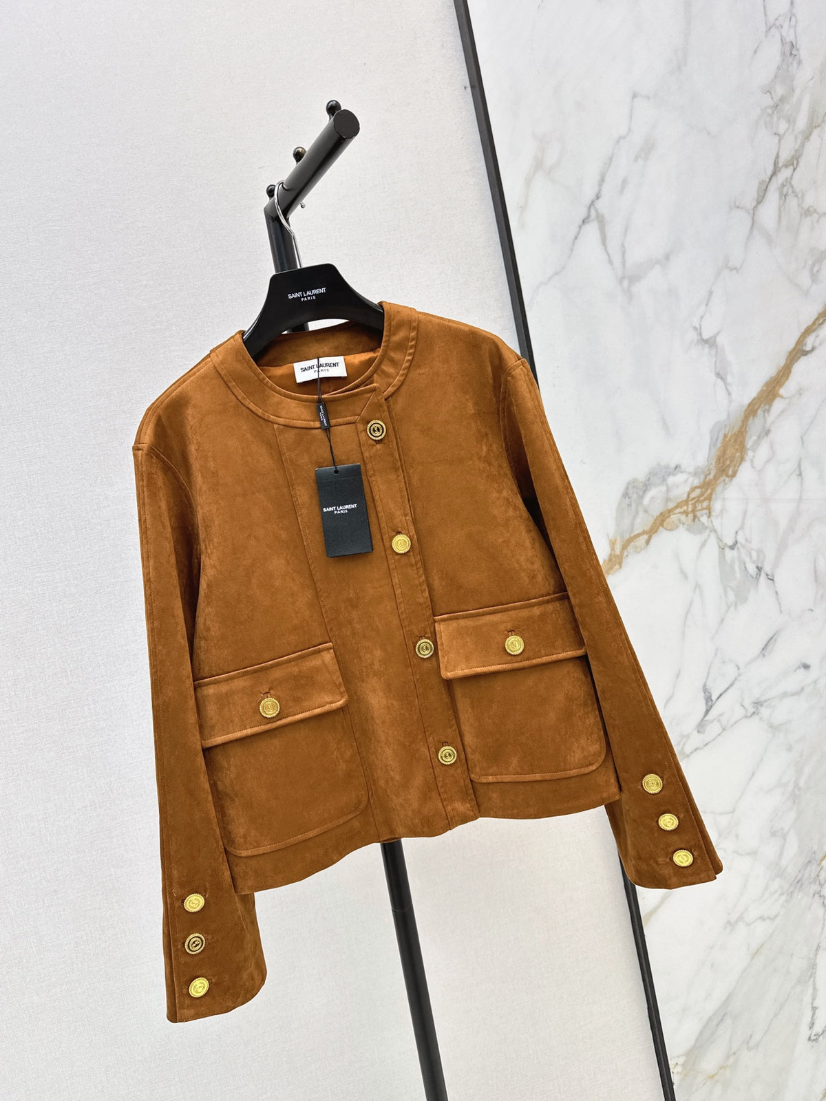 26FW New Suede Crew-Neck Jacket 🤎