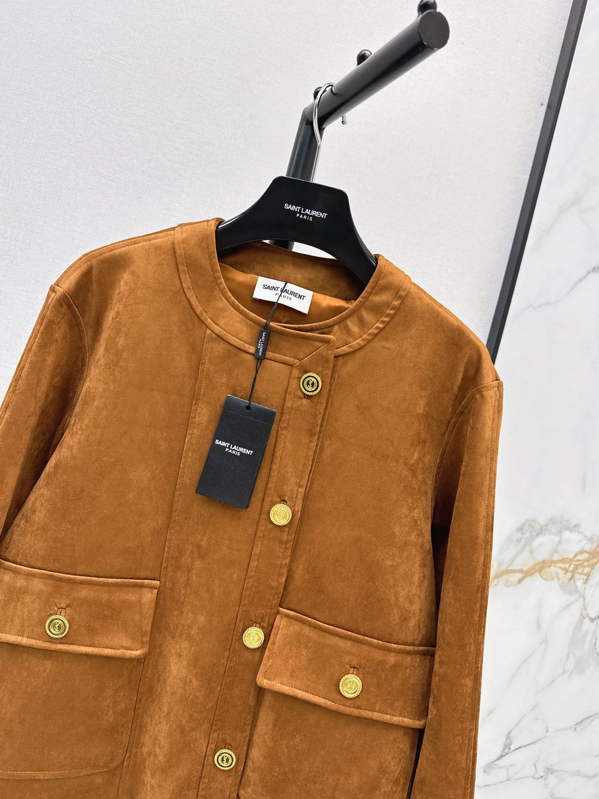 26FW New Suede Crew-Neck Jacket 🤎