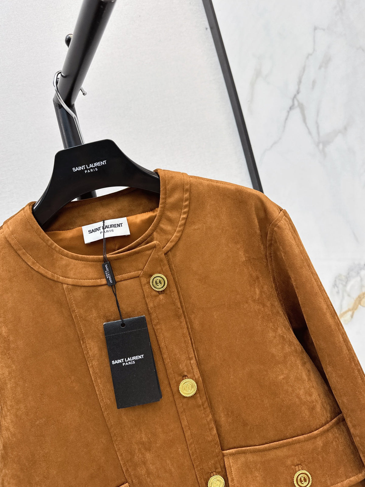 26FW New Suede Crew-Neck Jacket 🤎