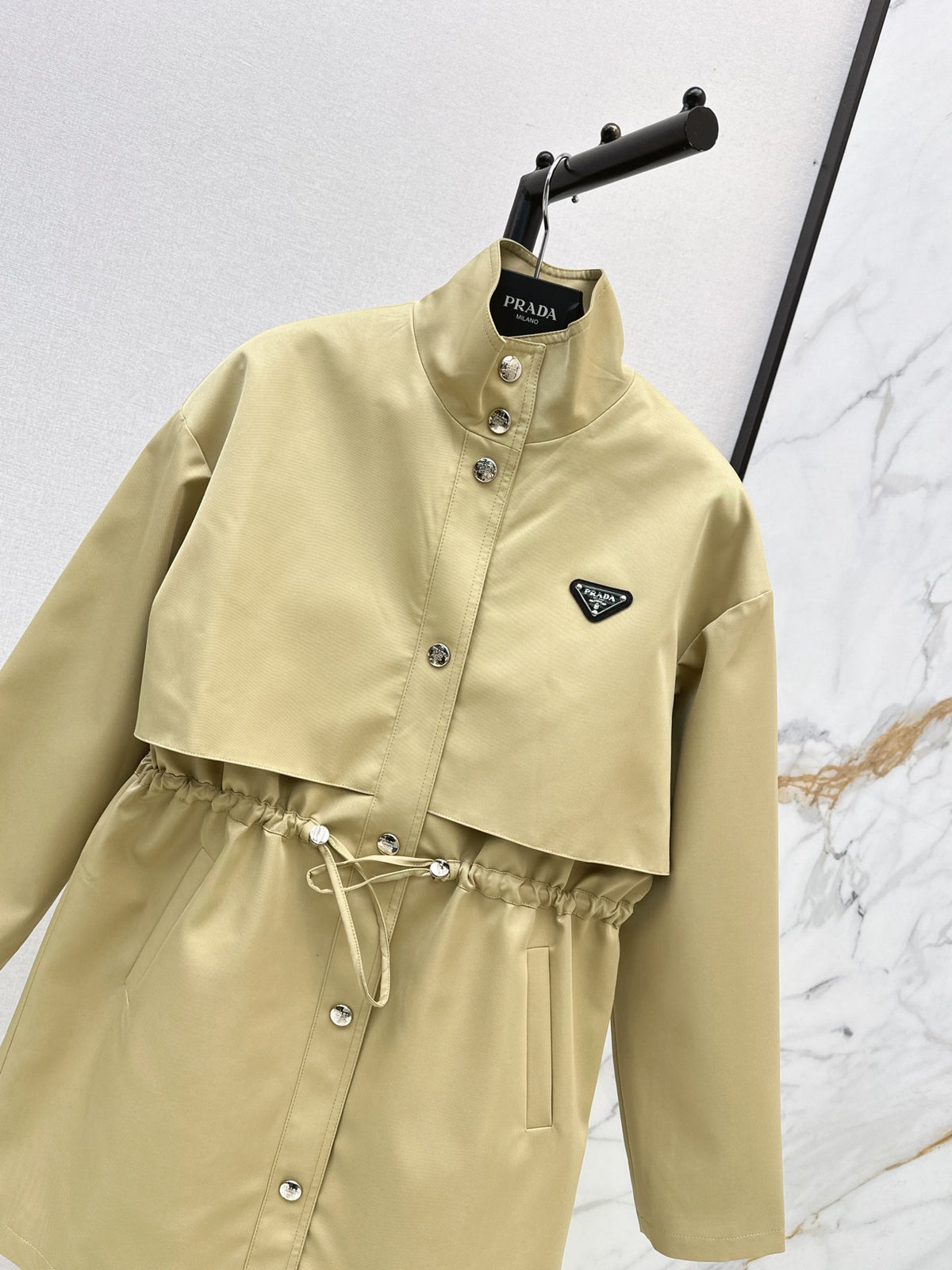 26FW New Stand-Collar Mid-Length Trench Coat 🤎