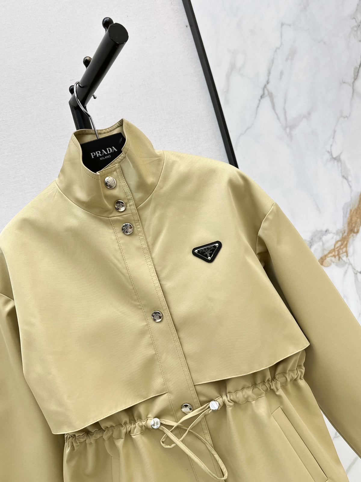 26FW New Stand-Collar Mid-Length Trench Coat 🤎