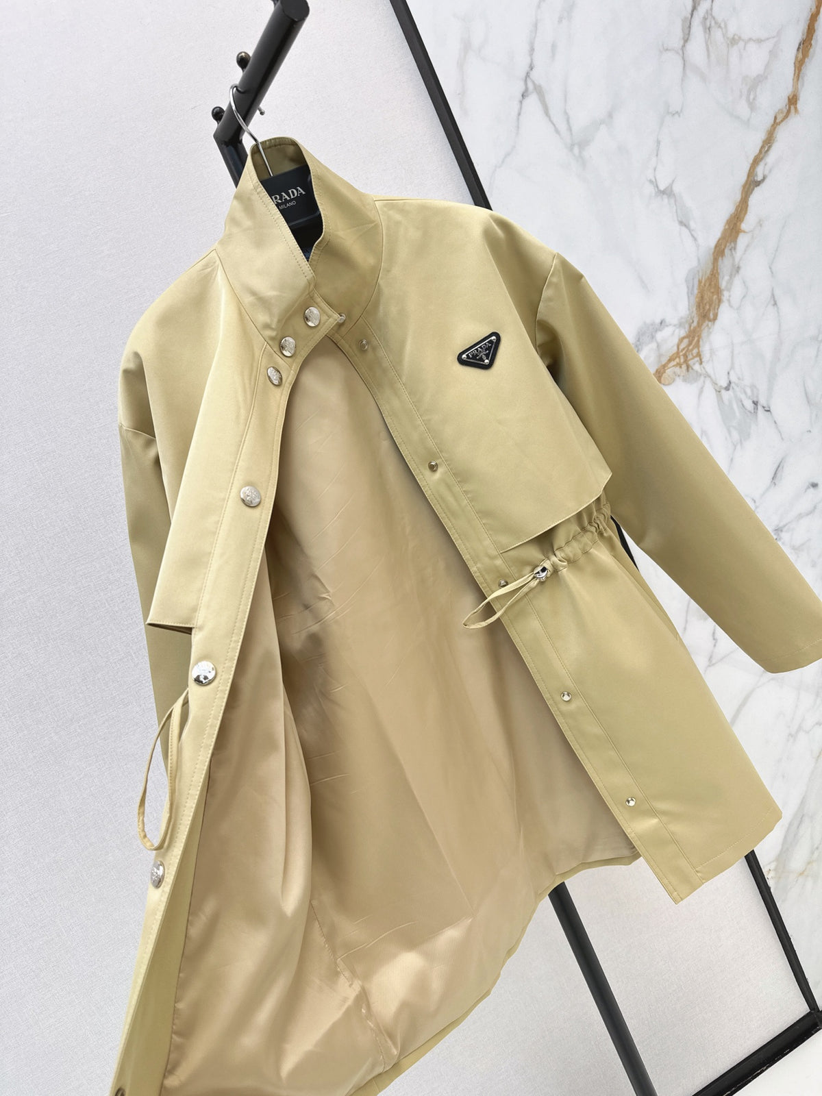 26FW New Stand-Collar Mid-Length Trench Coat 🤎