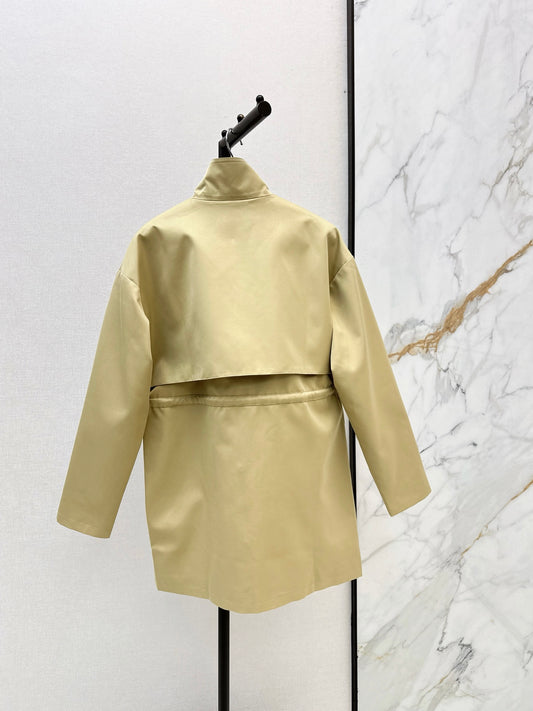 26FW New Stand-Collar Mid-Length Trench Coat 🤎