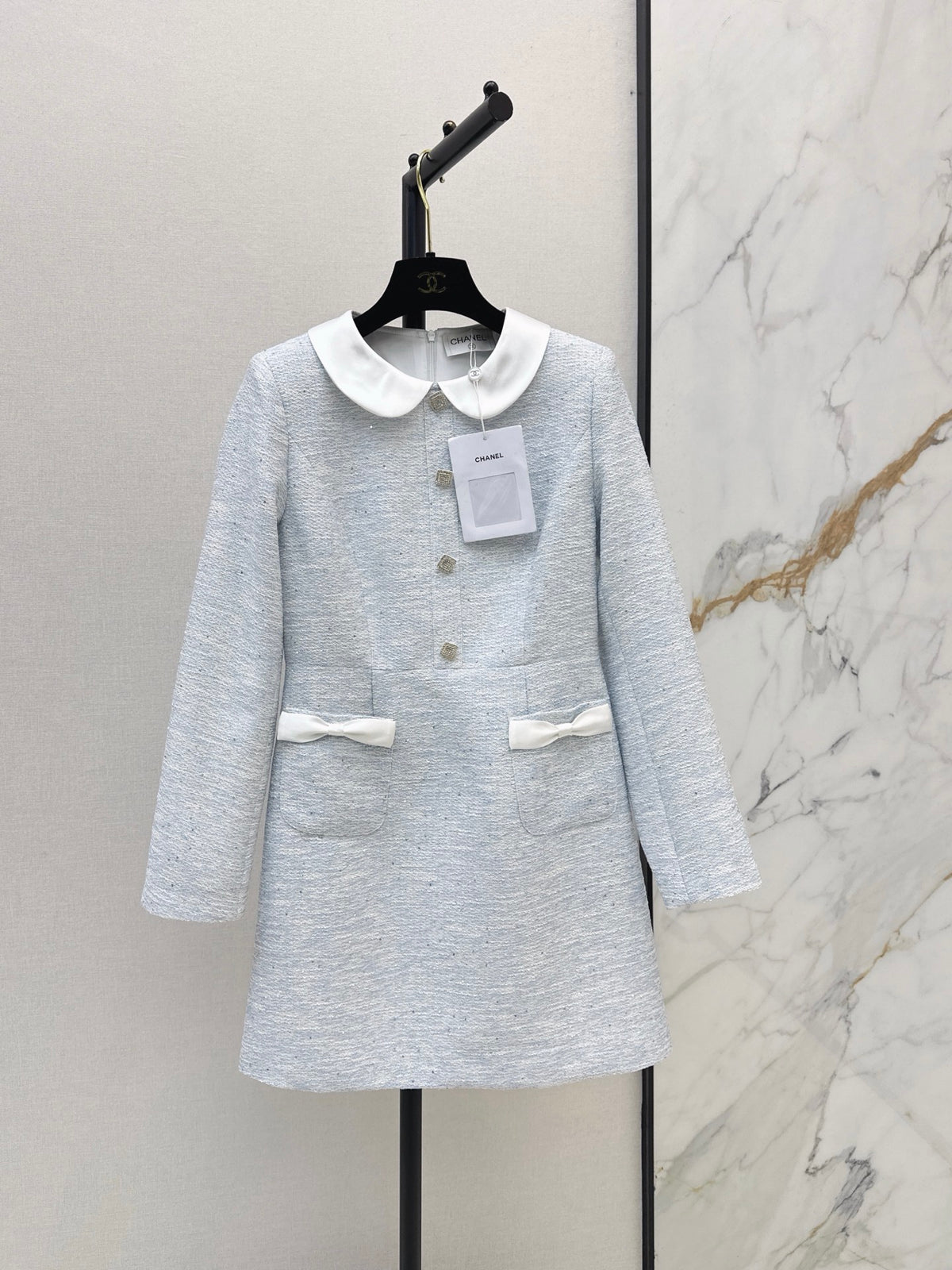 26FW New Long-Sleeve Dress 🩵