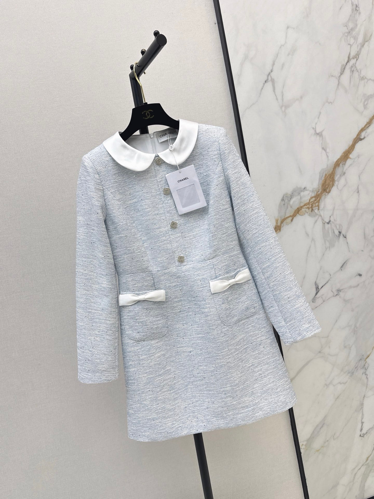 26FW New Long-Sleeve Dress 🩵