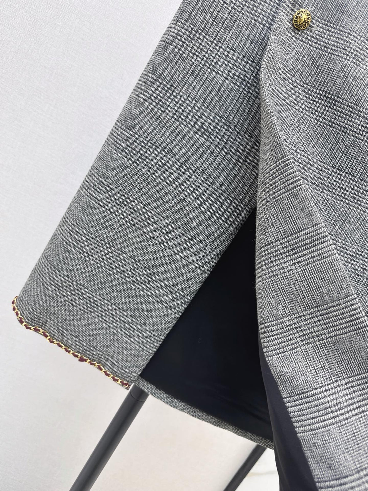 🔥Highest Quality🔥26FW New Grey Plaid High-Waisted Skirt 🩶