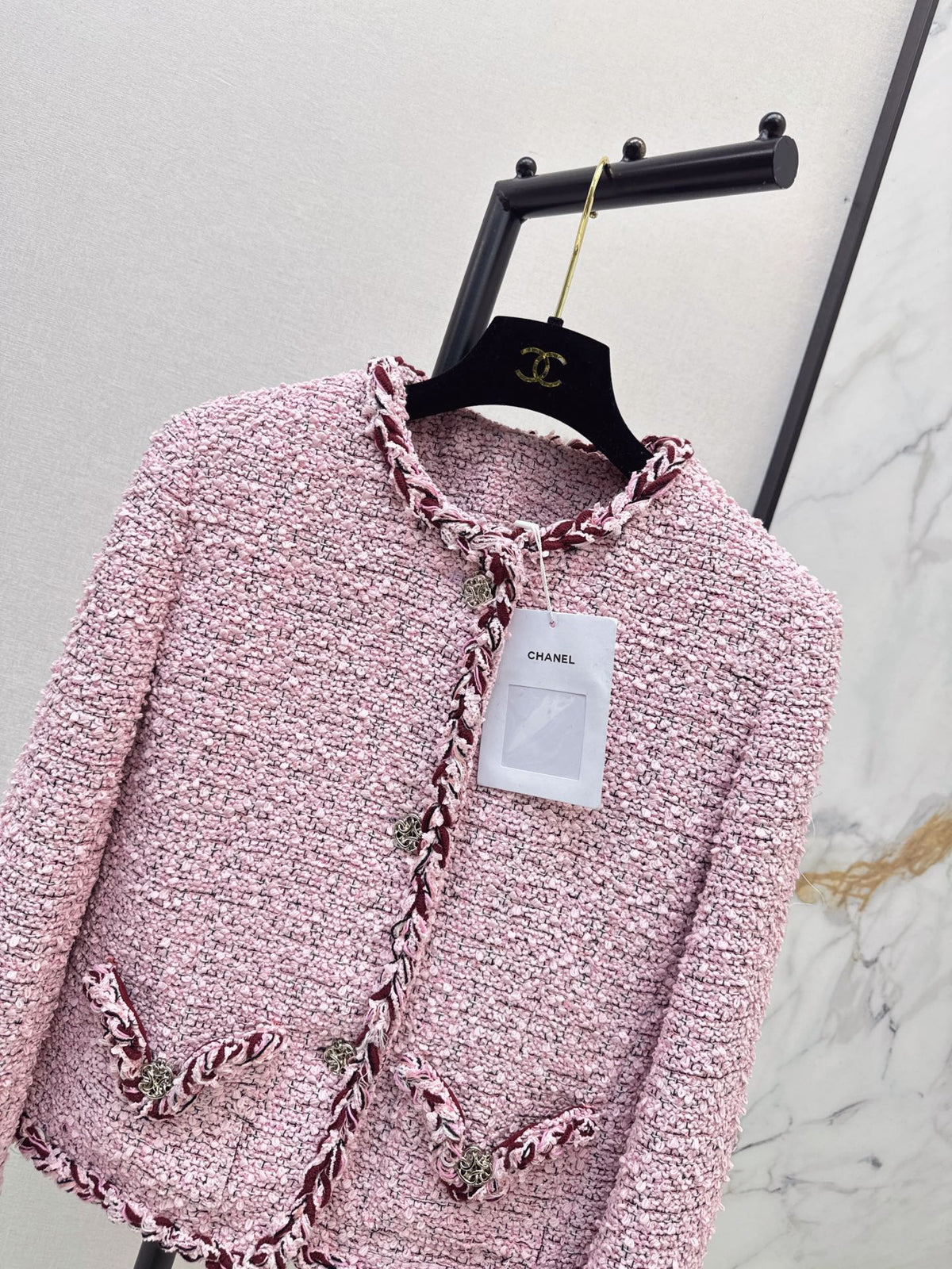 🔥Highest Quality🔥26FW New Tweed Crew-Neck Jacket 🩷