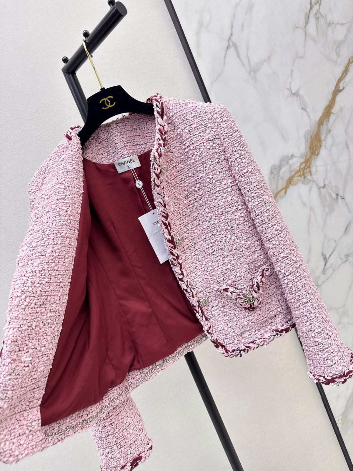 🔥Highest Quality🔥26FW New Tweed Crew-Neck Jacket 🩷