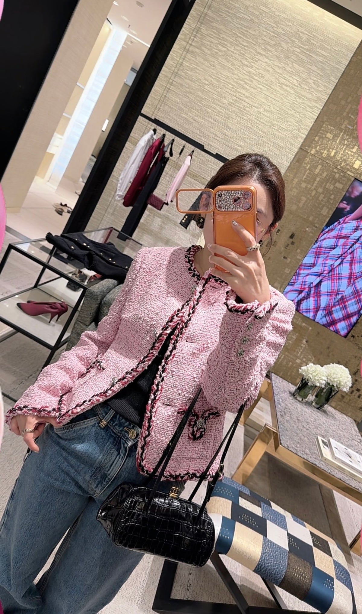 🔥Highest Quality🔥26FW New Tweed Crew-Neck Jacket 🩷