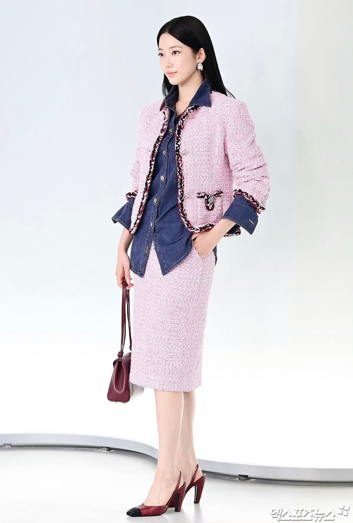 🔥Highest Quality🔥26FW New High-Waisted Tweed Pencil Skirt 🩷