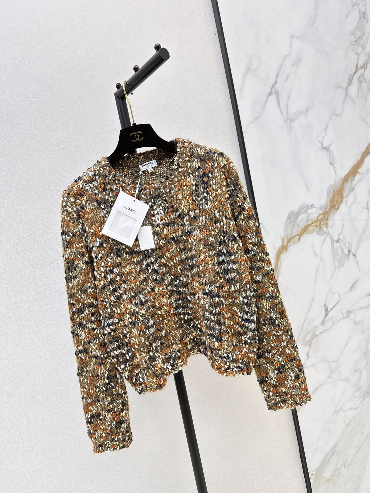 26FW New Heathered Crew-Neck Sweater 🤎