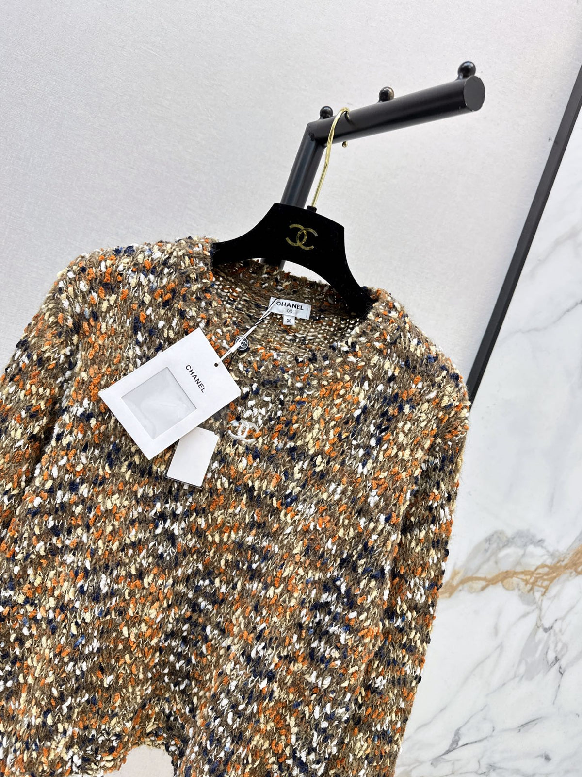 26FW New Heathered Crew-Neck Sweater 🤎