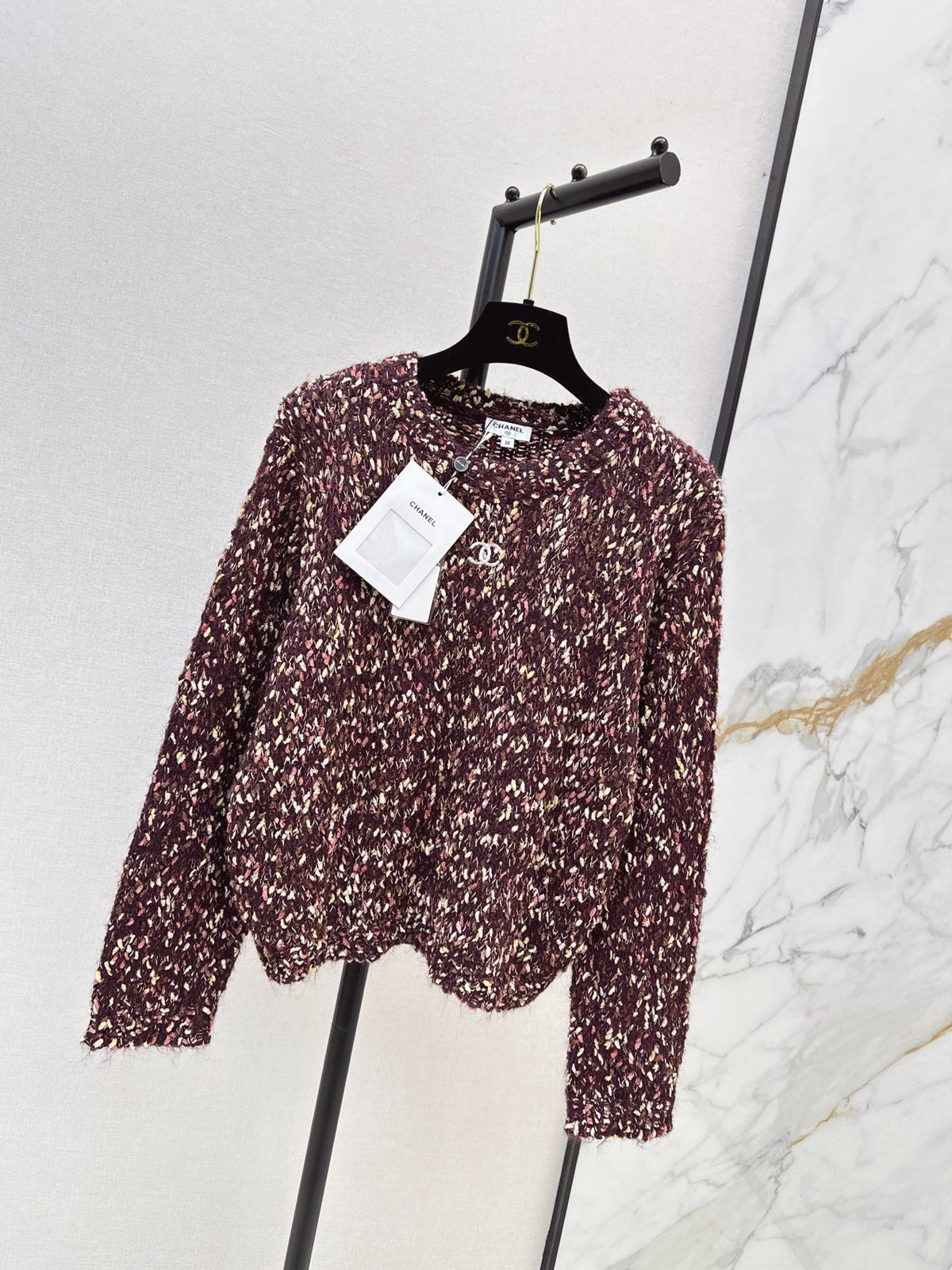 26FW New Heathered Crew-Neck Sweater 🤎