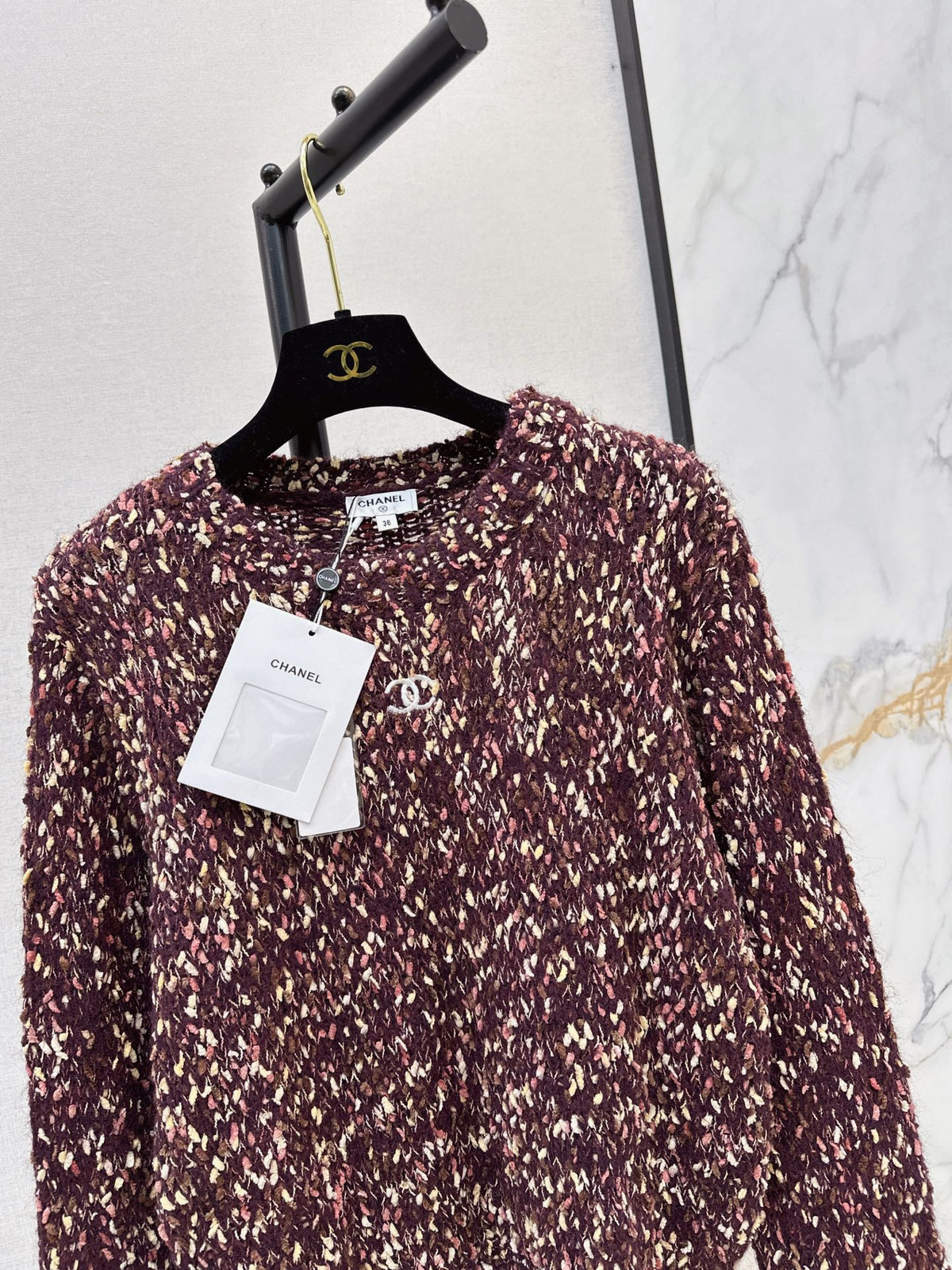 26FW New Heathered Crew-Neck Sweater 🤎