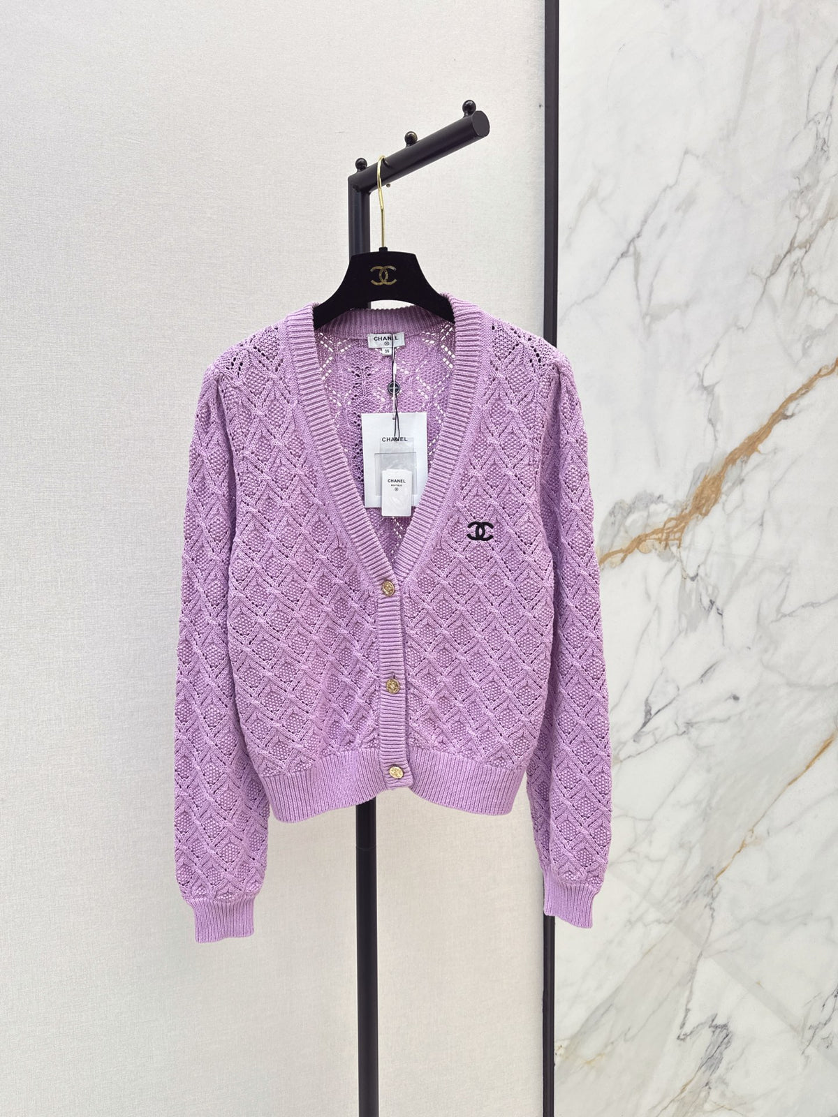 26FW New V-Neck Knit Cardigan 💜🤎