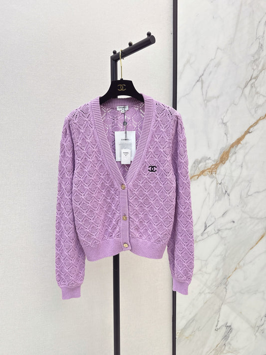 26FW New V-Neck Knit Cardigan 💜🤎