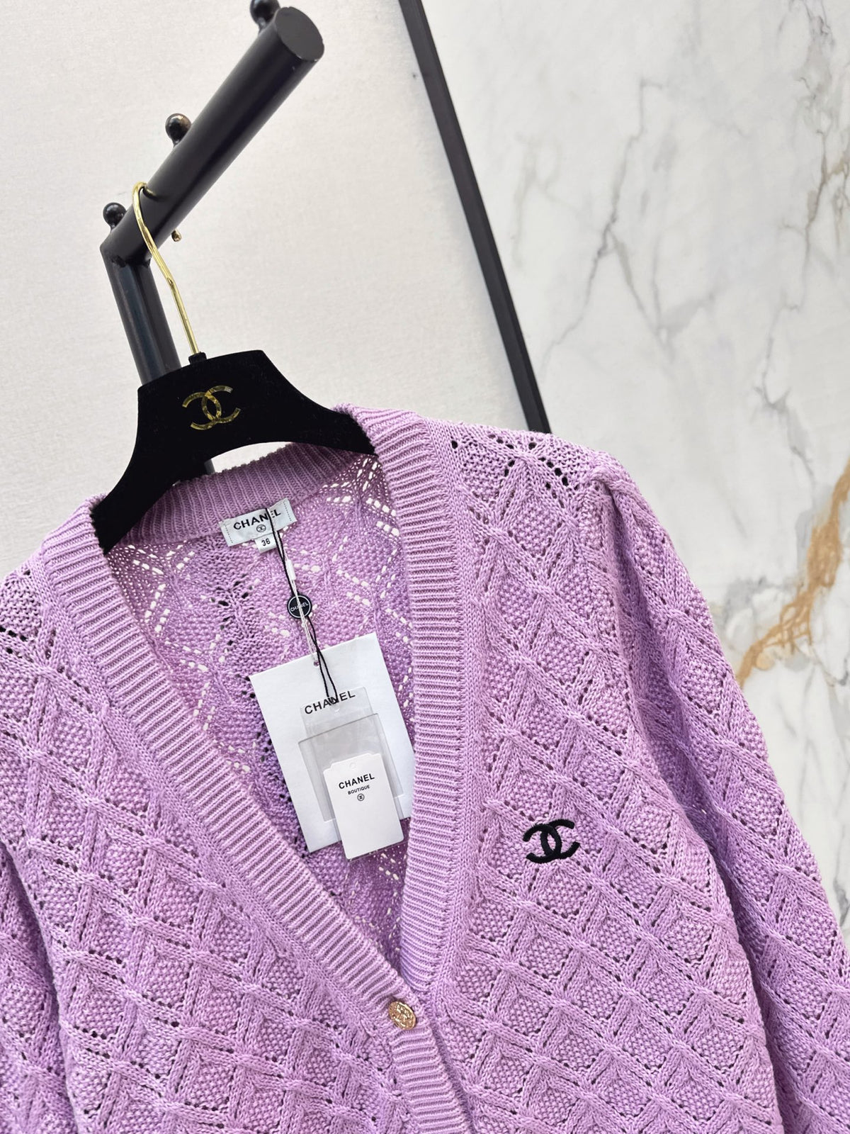 26FW New V-Neck Knit Cardigan 💜🤎