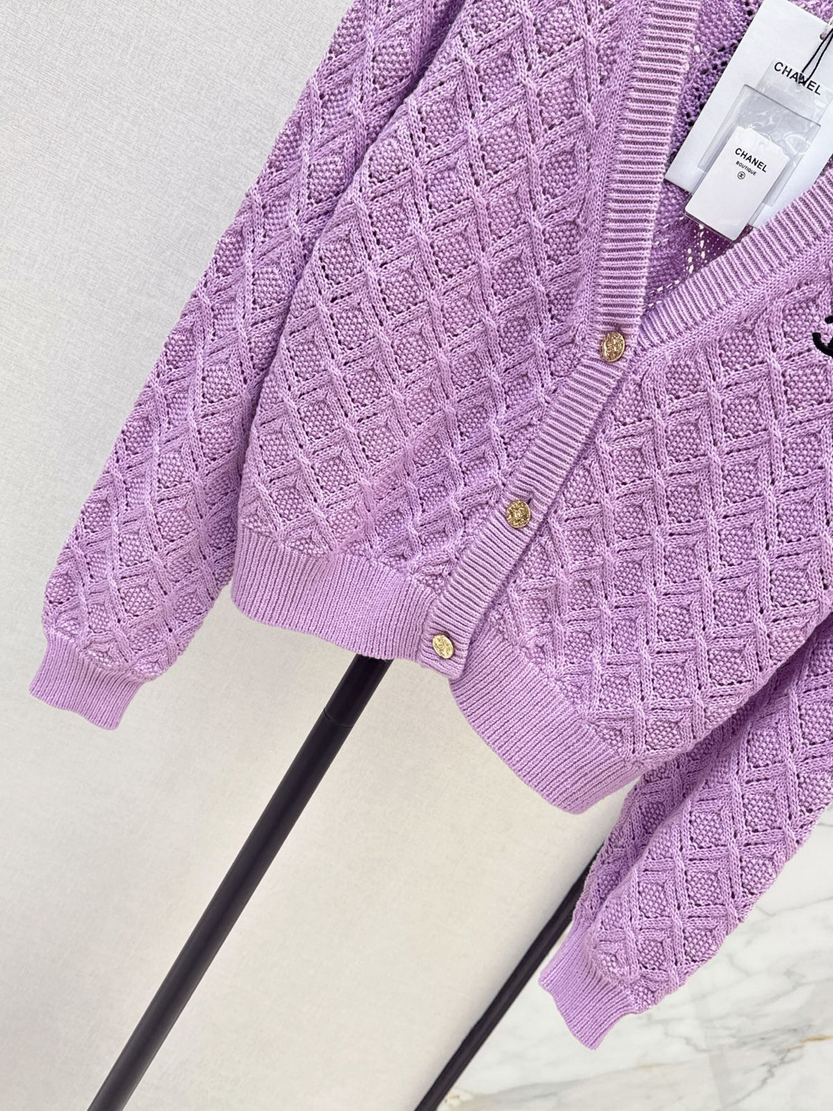 26FW New V-Neck Knit Cardigan 💜🤎