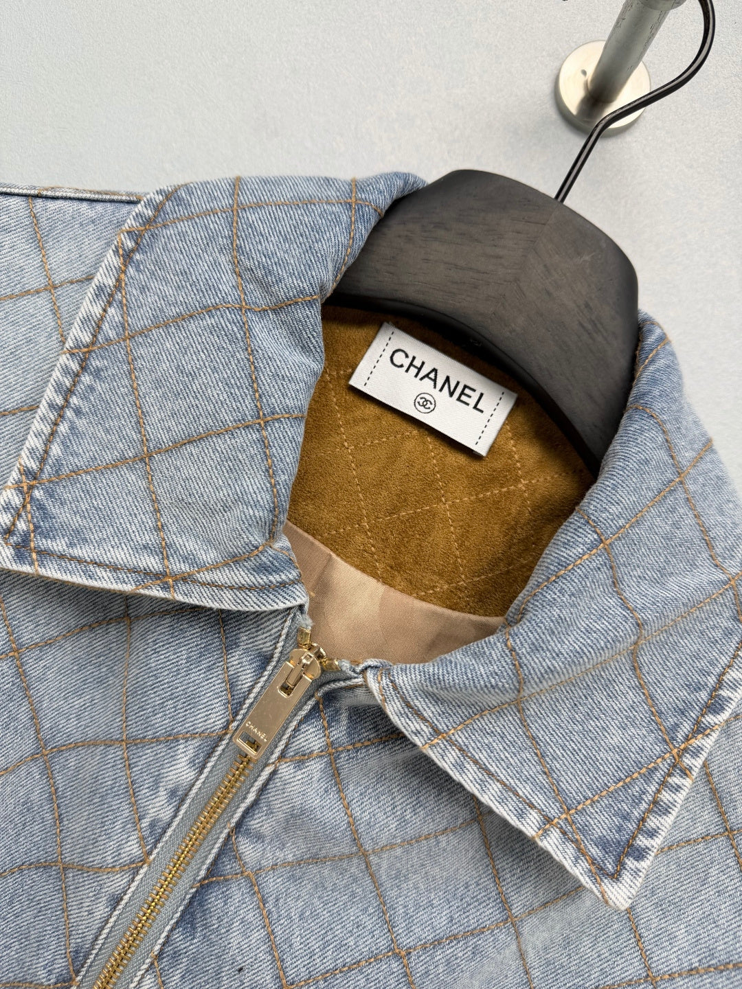 26FW New Cropped Denim Baseball Jacket 🩵