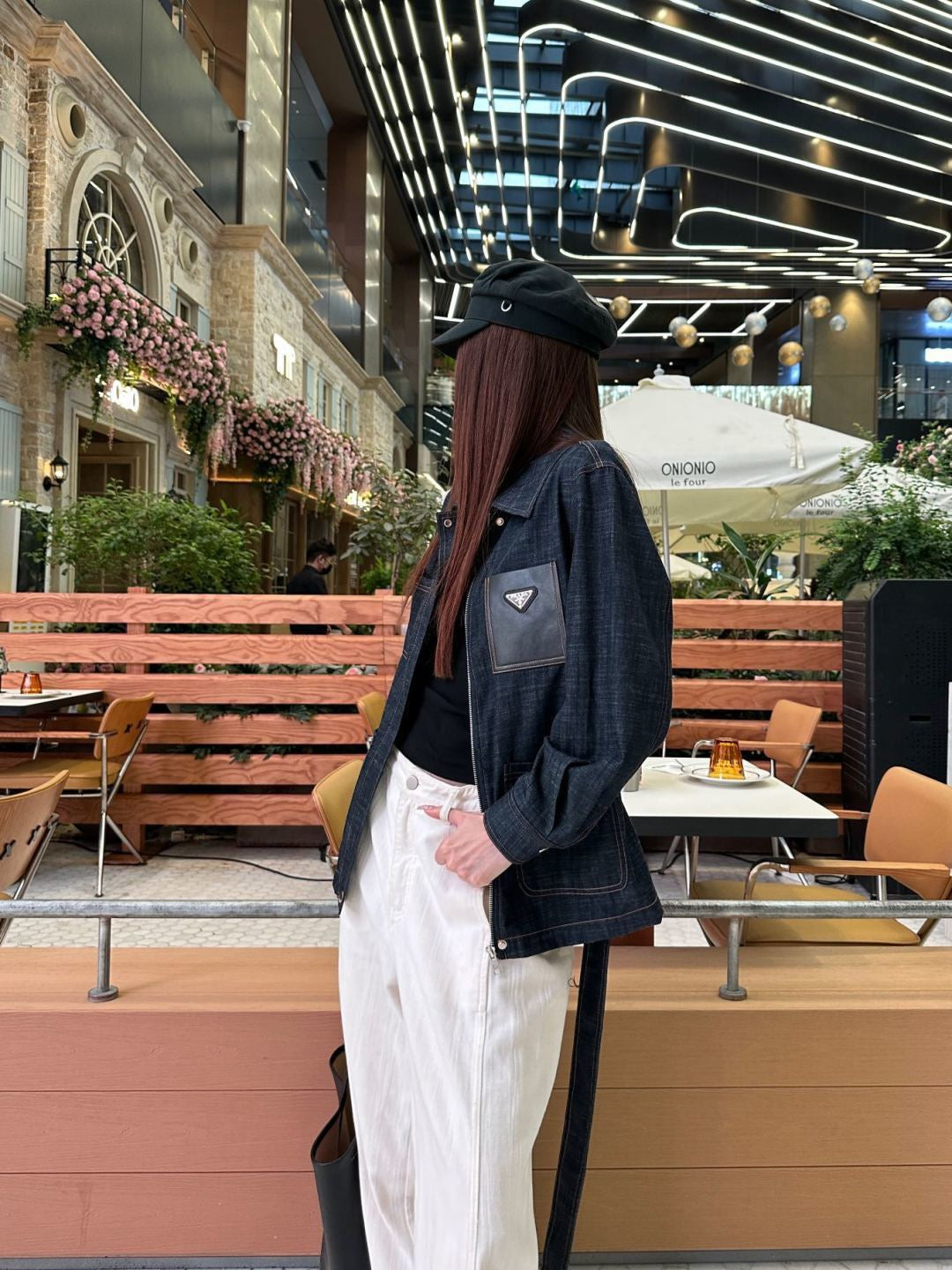26FW New Denim Jacket with Leather Pocket Detail 🖤