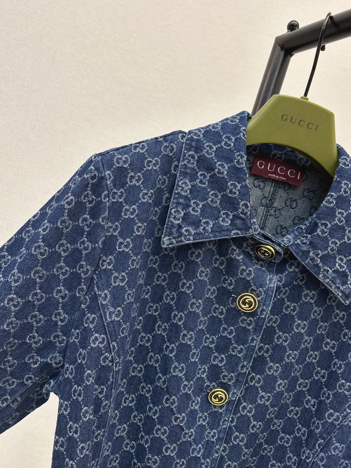 🔥Highest Quality🔥26FW New GG Jacquard Mid-Length Coat with Lapel 🩵