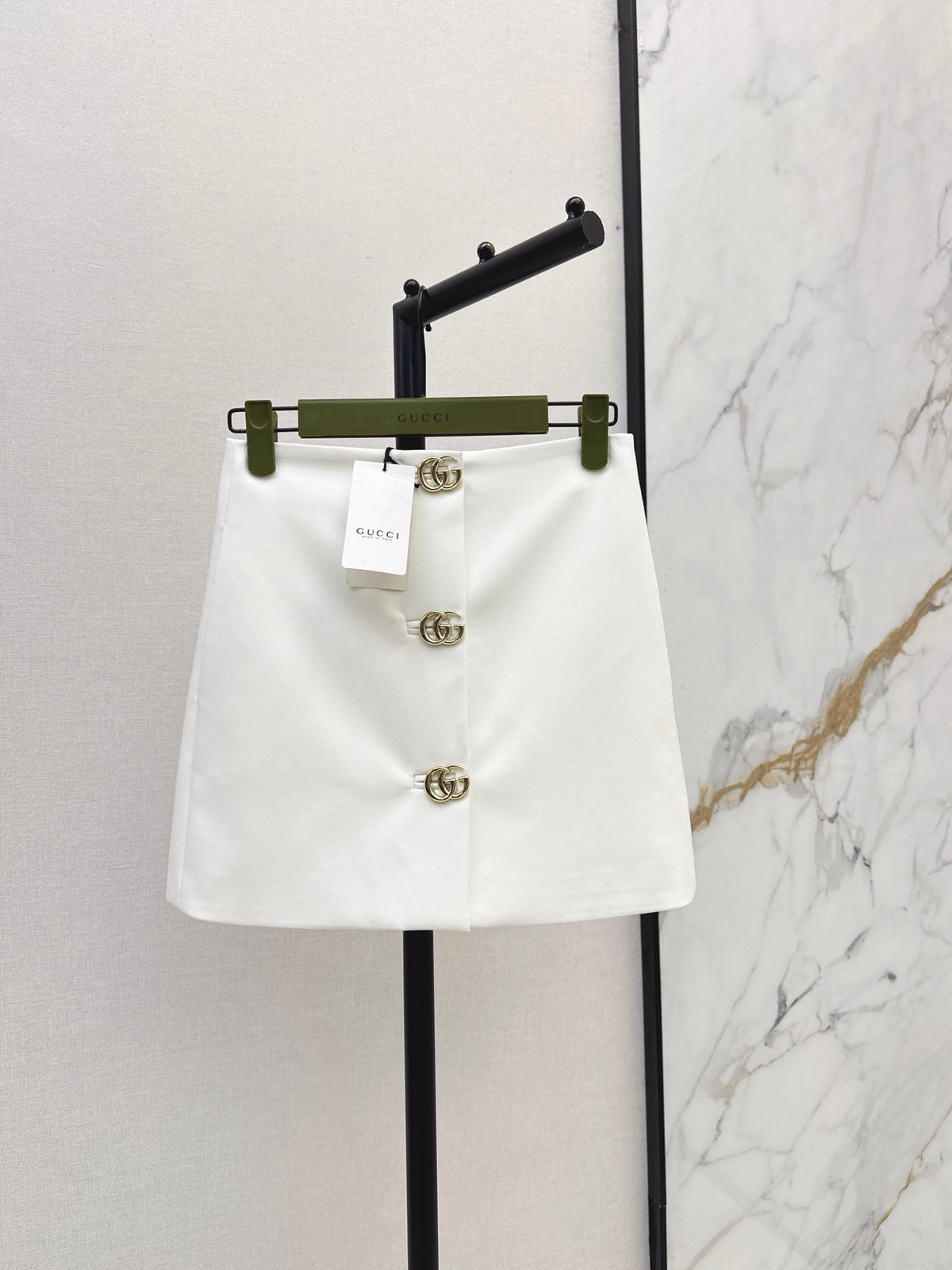 26FW New A-line Skirt with GG Hardware Detail 🤍❤️