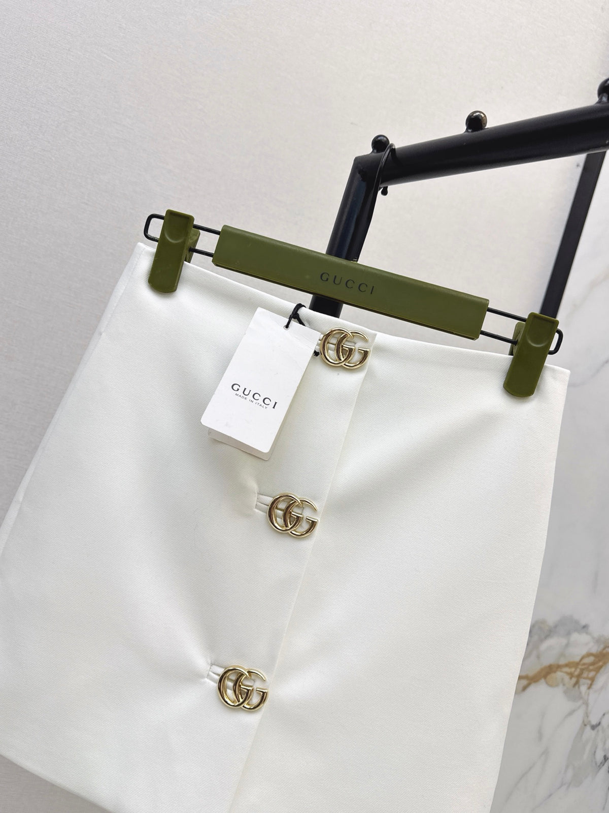 26FW New A-line Skirt with GG Hardware Detail 🤍❤️