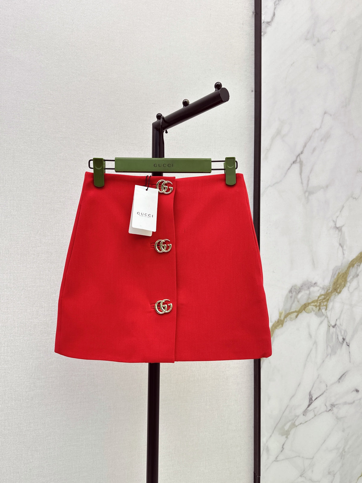 26FW New A-line Skirt with GG Hardware Detail 🤍❤️