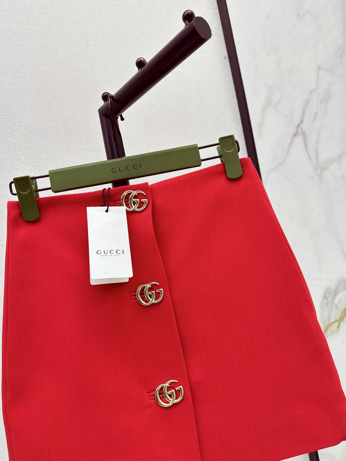 26FW New A-line Skirt with GG Hardware Detail 🤍❤️