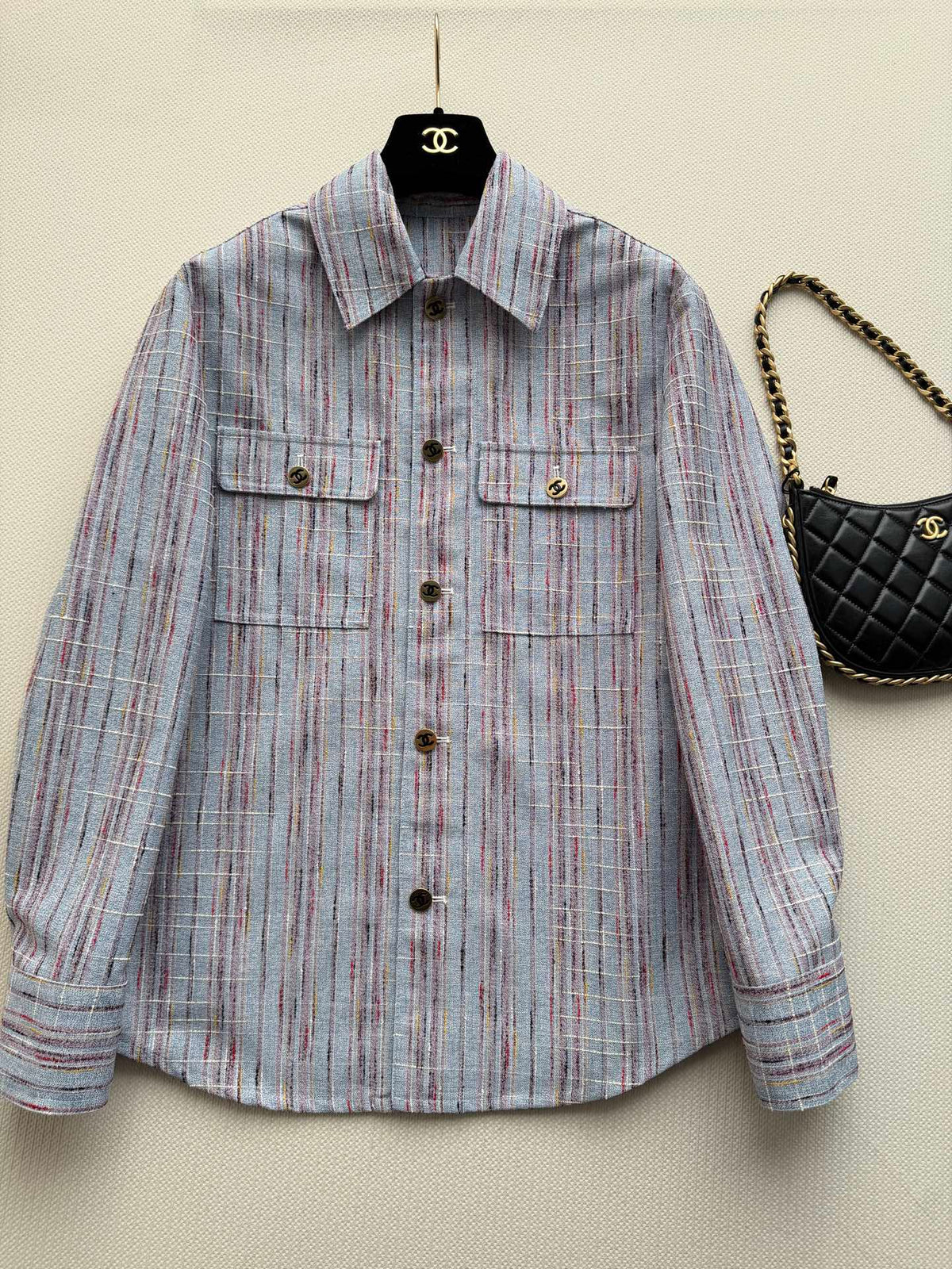 🔥Highest Quality🔥26FW New Vertical-Stripe Long-Sleeve Shirt 🩶