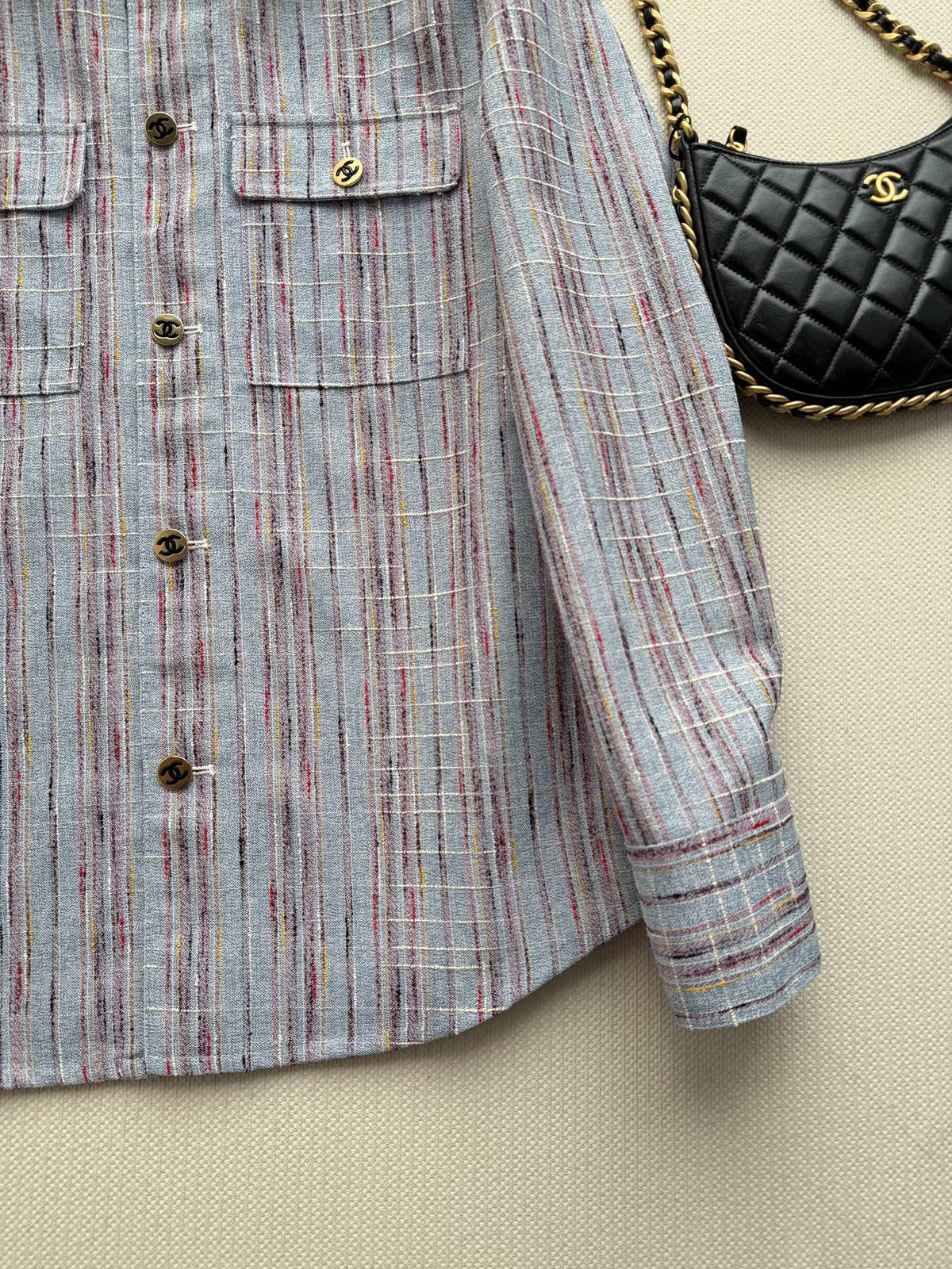 🔥Highest Quality🔥26FW New Vertical-Stripe Long-Sleeve Shirt 🩶