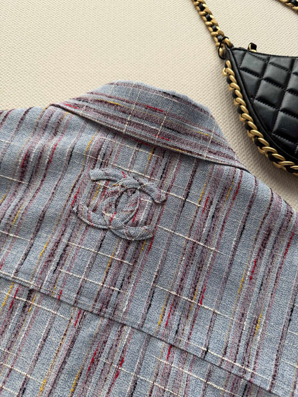 🔥Highest Quality🔥26FW New Vertical-Stripe Long-Sleeve Shirt 🩶