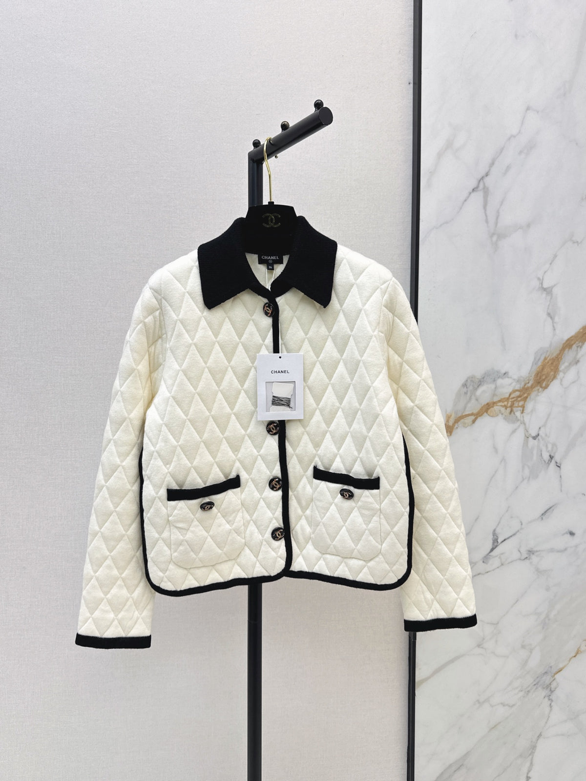 26FW New Collared Knit Jacket 🤍🖤