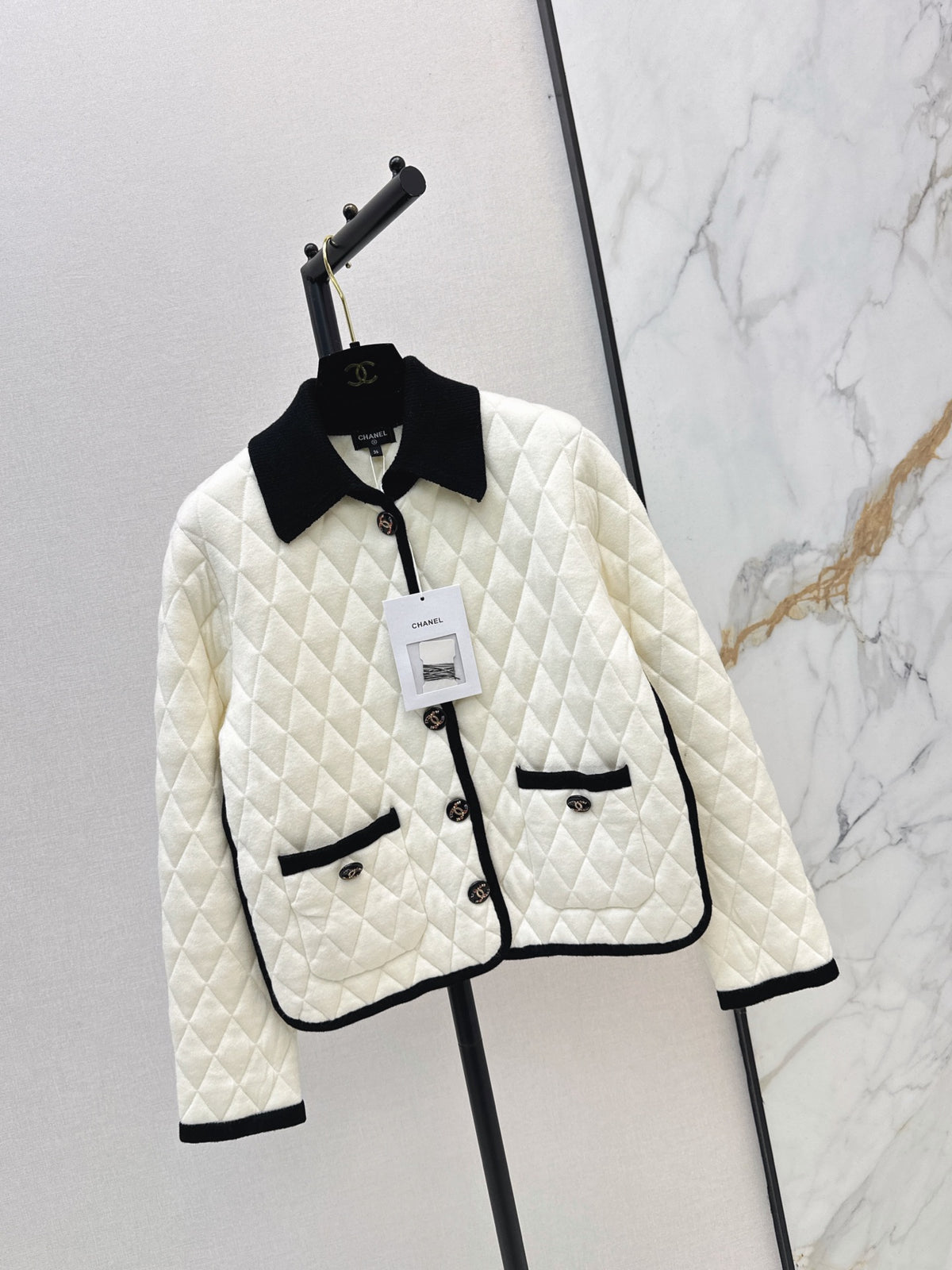 26FW New Collared Knit Jacket 🤍🖤