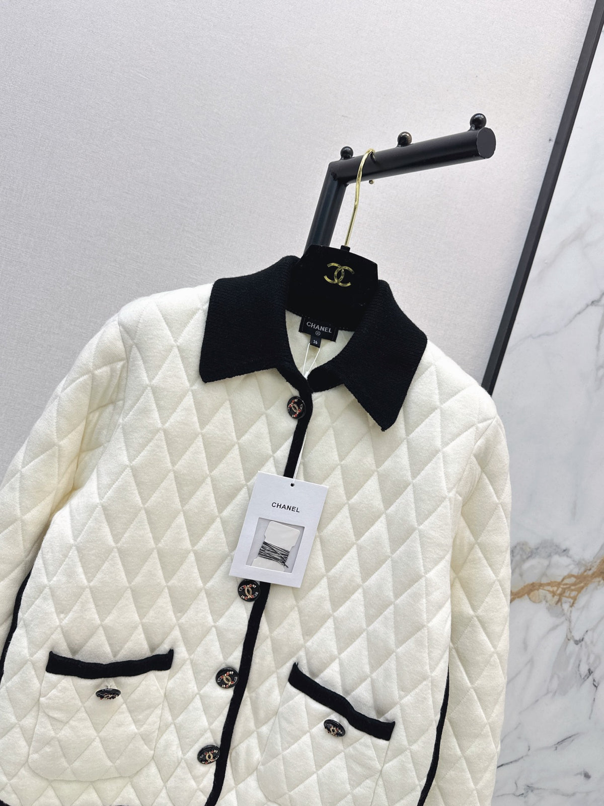 26FW New Collared Knit Jacket 🤍🖤