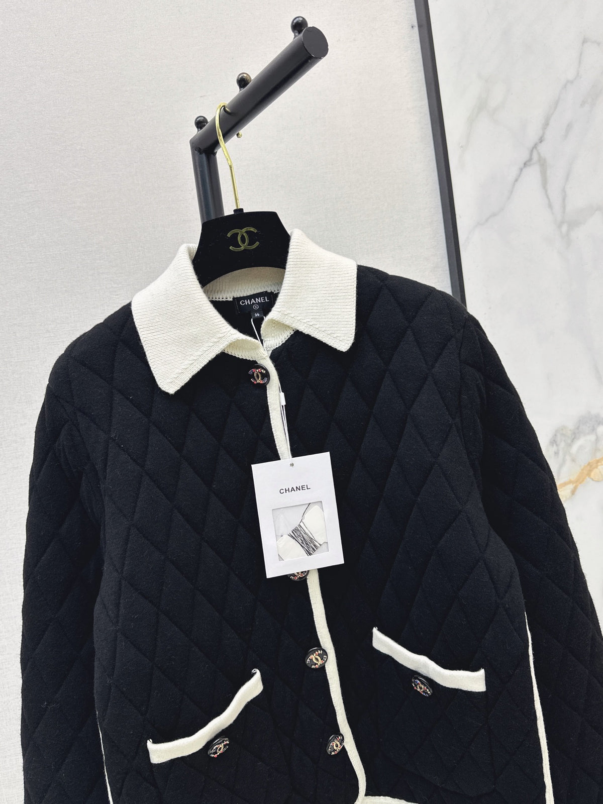 26FW New Collared Knit Jacket 🤍🖤