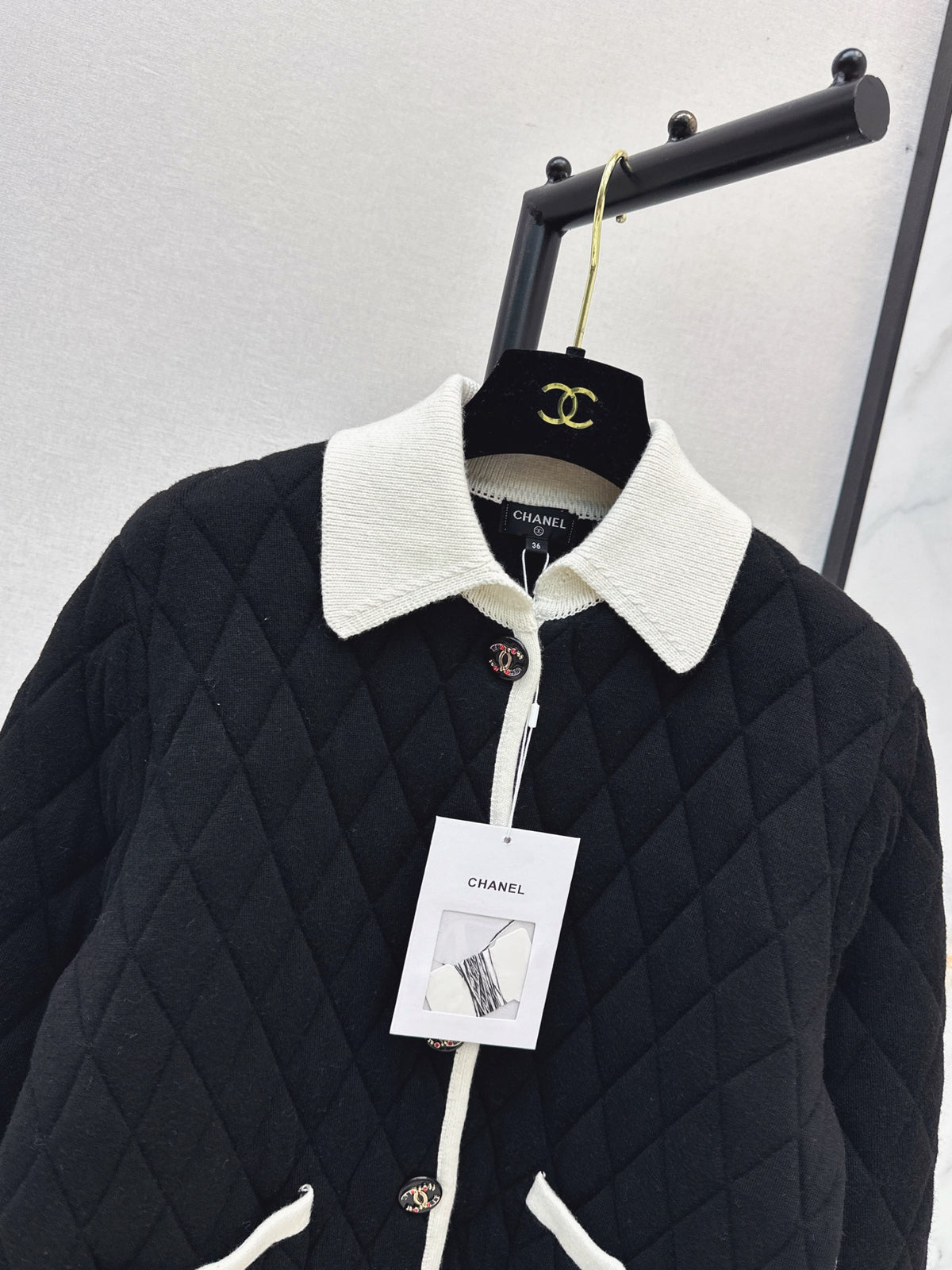 26FW New Collared Knit Jacket 🤍🖤