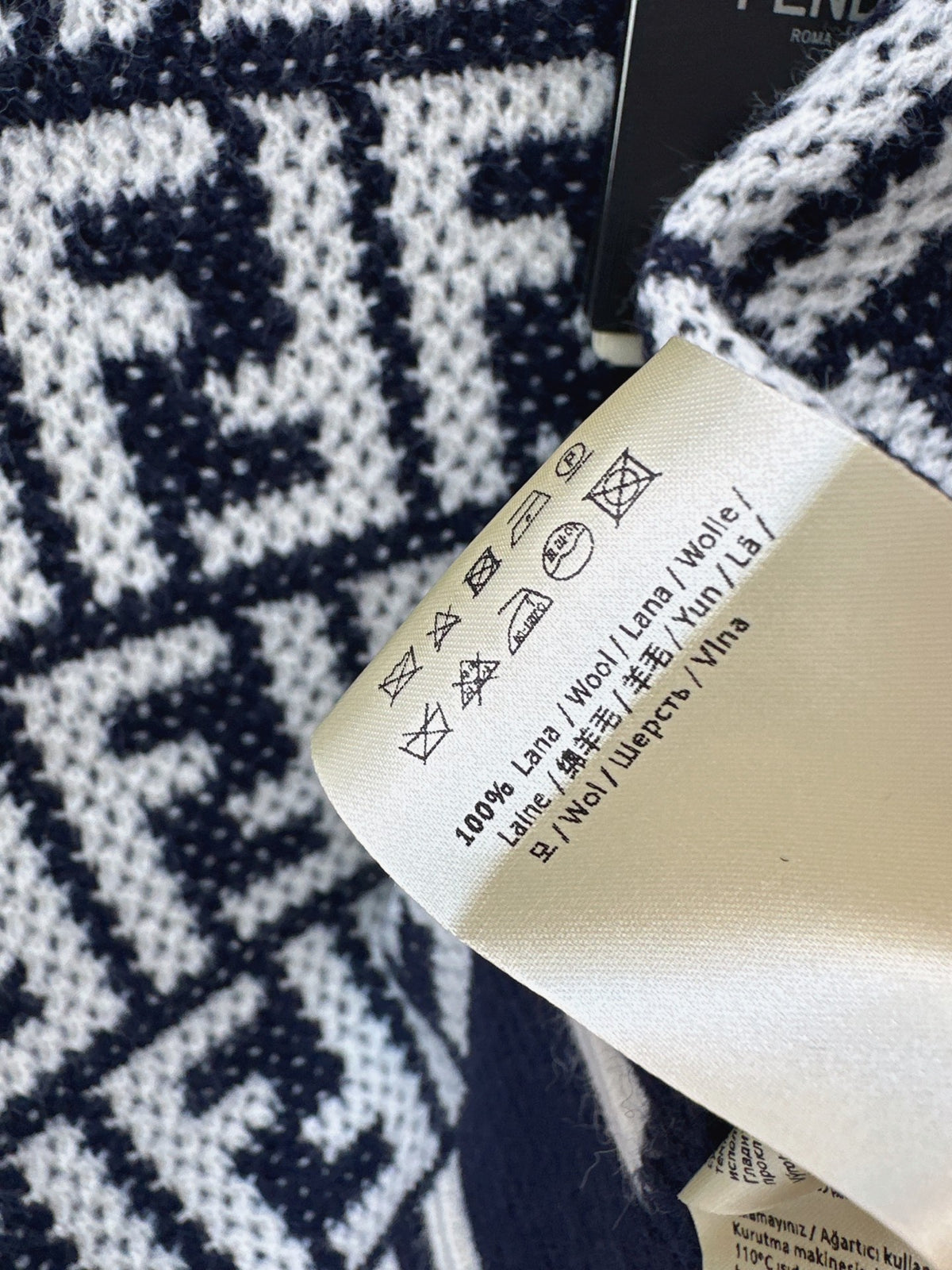 26FW New Letter Jacquard Crew-Neck Sweater 🤎🖤