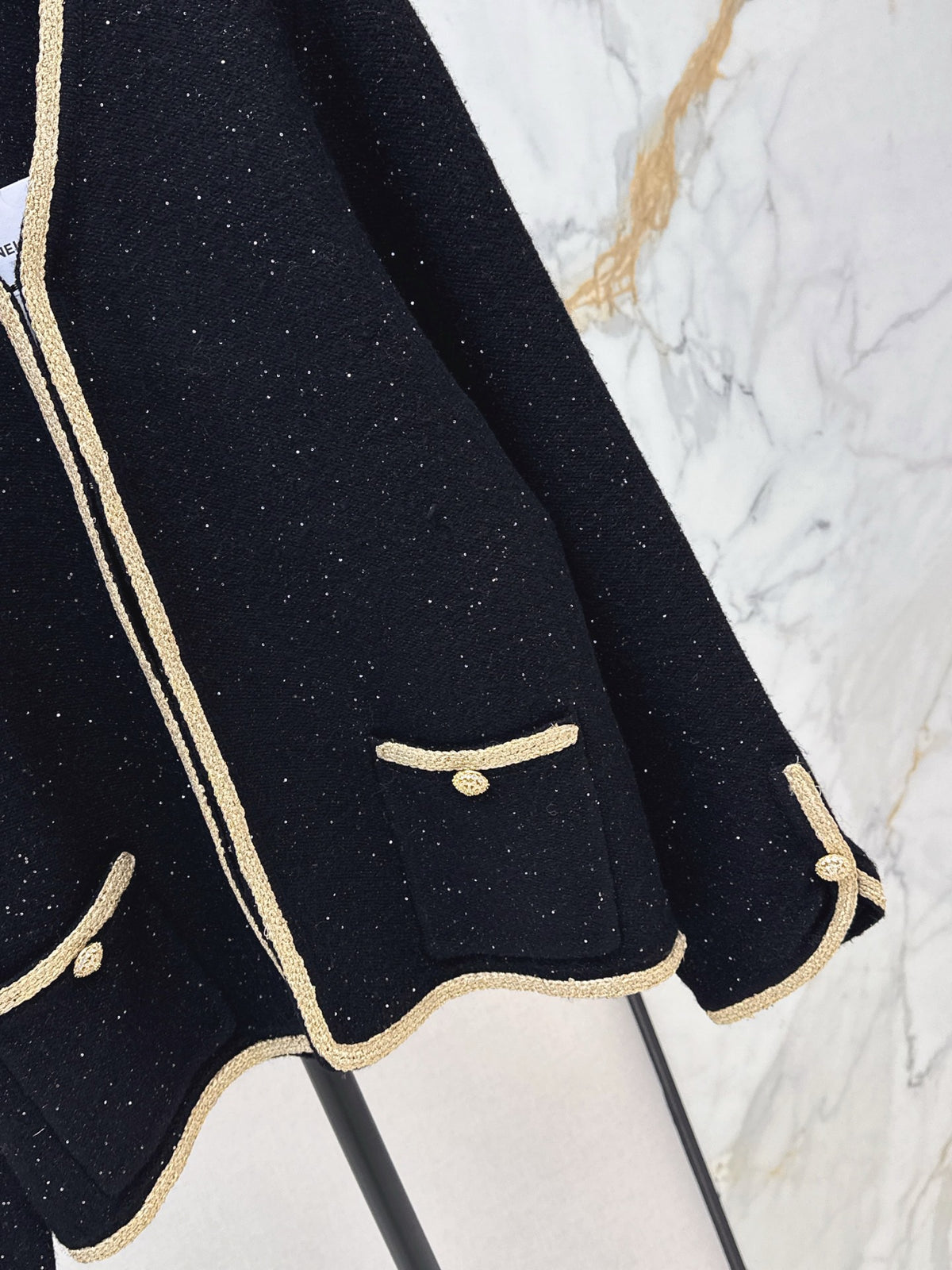❤️‍🔥Limited edition❤️‍🔥26FW New Cardigan with Gold Trim 🖤