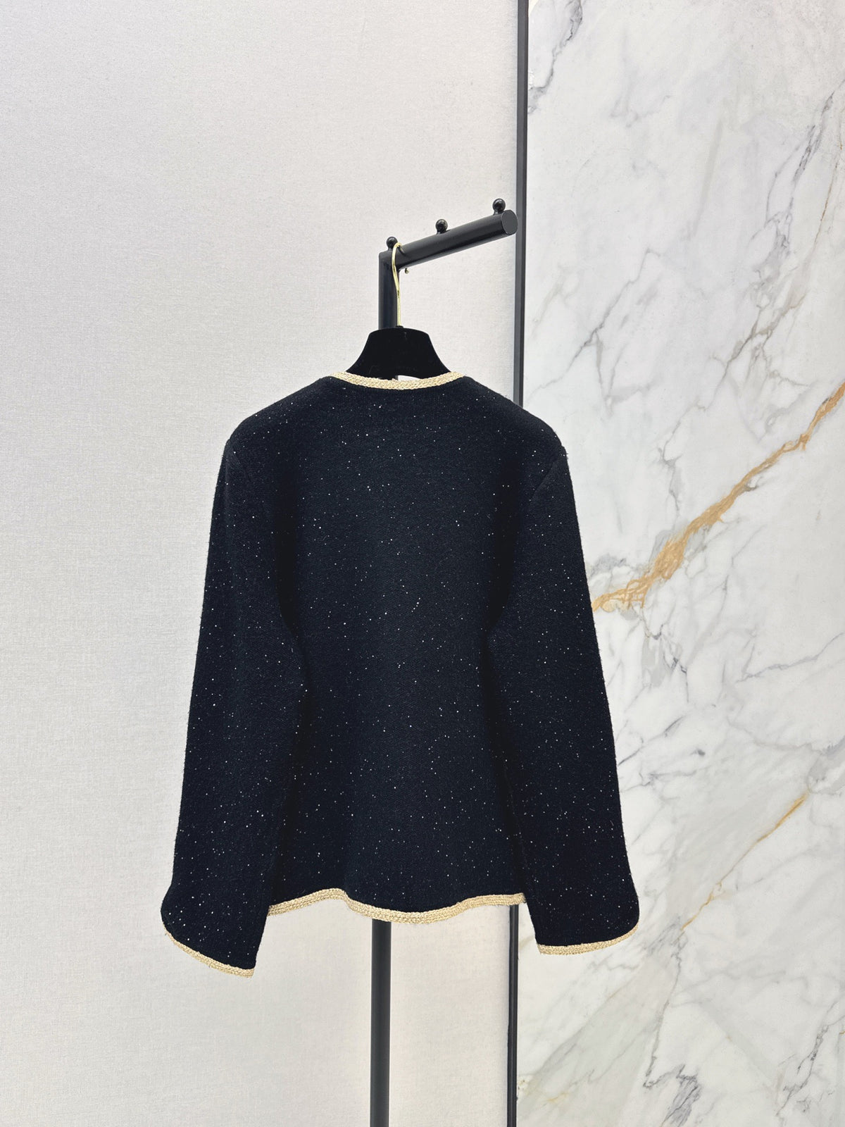 ❤️‍🔥Limited edition❤️‍🔥26FW New Cardigan with Gold Trim 🖤