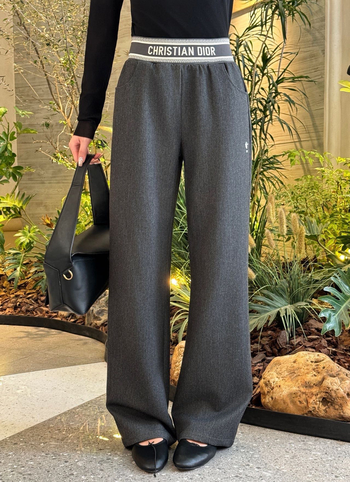 26FW New Wide-Leg Casual Trousers 🩶🖤