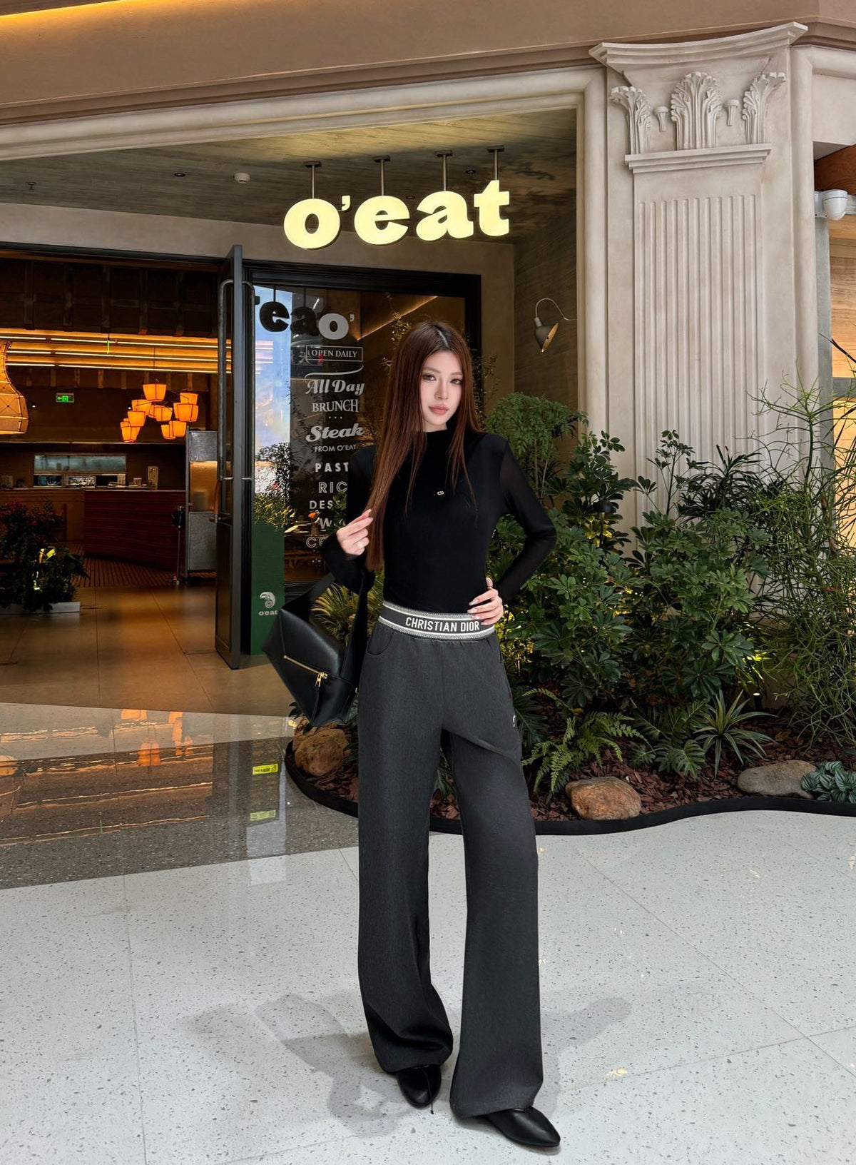 26FW New Wide-Leg Casual Trousers 🩶🖤