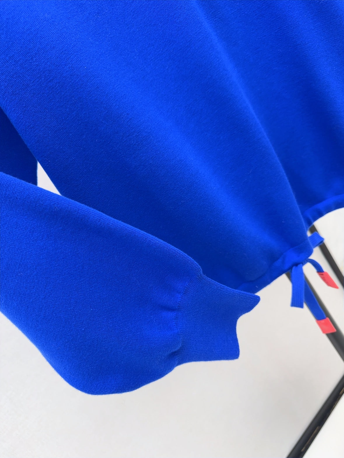 26FW New Color-Block Half-Zip Collared Knit Sweatshirt ❤️💙